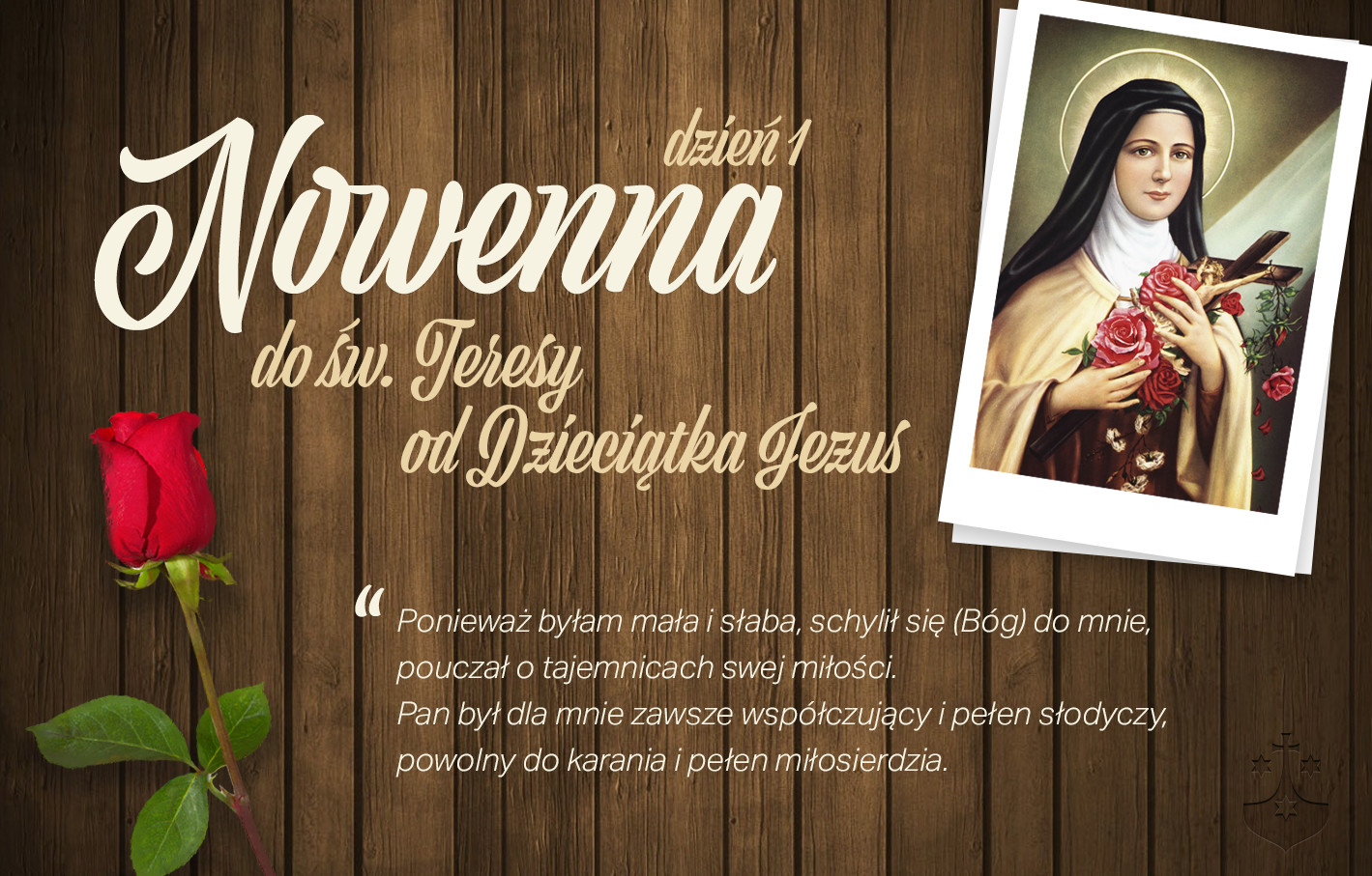 Nowenna do św. Teresy od Dzieciątka Jezus – KarmeliciBosi.pl